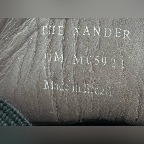 Helm The Xander Mens Size 11M Black Leather Sneakers Shoes Brazil WORN TWICE - Picture 8 of 8